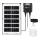 Aigostar - LED Solar-Pendelleuchte LED/35W/12V 3000 mAh 6500K IP65 Ø 10 cm + Fernbedienung