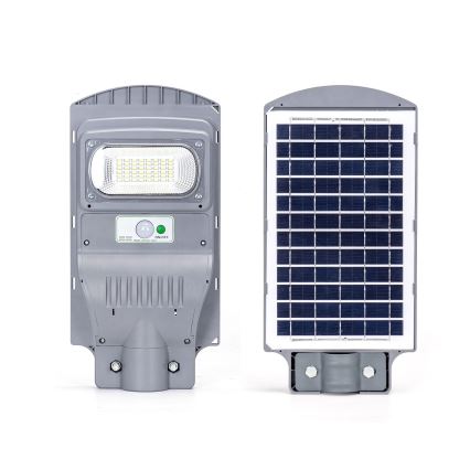 Aigostar - LED Solarstraßenlampe mit Sensor LED/50W/3,2V 5000mAh IP65 6500K + Fernbedienung