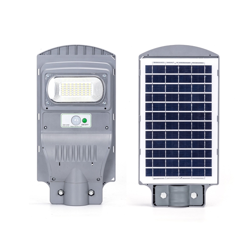 Aigostar - LED Solarstraßenlampe mit Sensor LED/50W/3,2V 5000mAh IP65 6500K + Fernbedienung