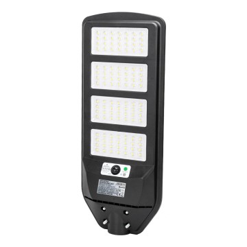 Aigostar - LED-Solar-Straßenlaterne mit Sensor LED/200W/3,2V 12000mAh IP65 6500K + Fernbedienung