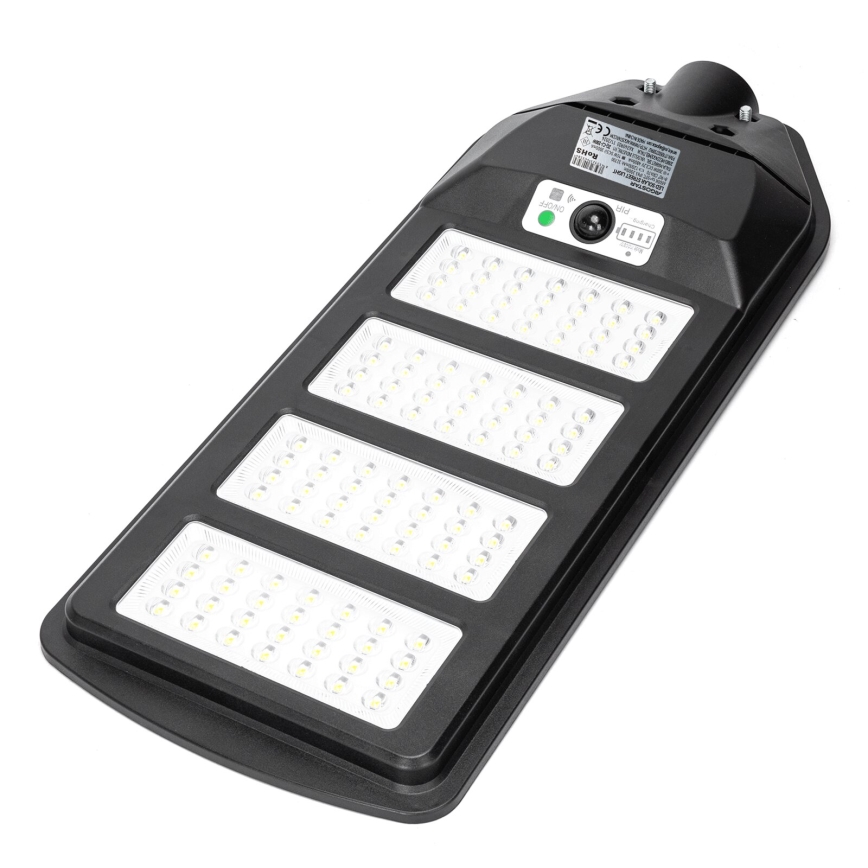 Aigostar - LED-Solar-Straßenlaterne mit Sensor LED/200W/3,2V 12000mAh IP65 6500K + Fernbedienung