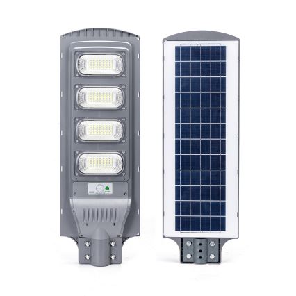 Aigostar - LED-Solar-Straßenlaterne mit Sensor LED/200W/3,2V 20000mAh IP65 6500K + Fernbedienung