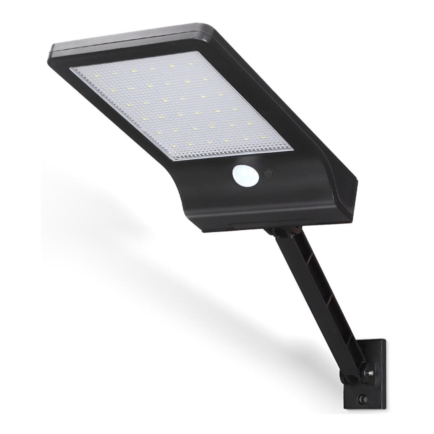 Aigostar - LED-Solar-Straßenlaterne mit Sensor LED/3W/3,7V1800 mAh IP44 3000/4000/5000K + Fernbedienung