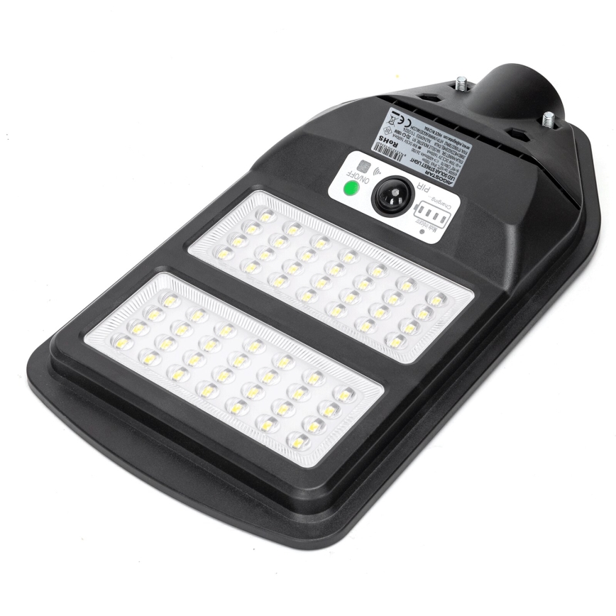 Aigostar - LED-Solar-Straßenlaterne mit Sensor LED/70W/3,2V 4000mAh IP65 6500K + Fernbedienung