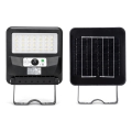 Aigostar - LED-Solar-Straßenleuchte mit Sensor LED/50W/3,2V 1000mAh 6500K + Fernbedienung