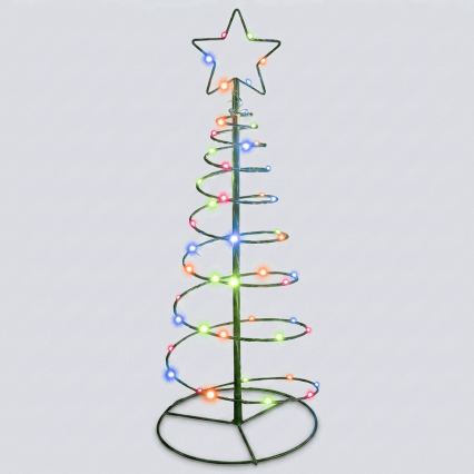Aigostar - LED Solar-Weihnachtsdekoration LED/0,59W/3,7V 100 cm IP65 130 mAh mehrfarbig