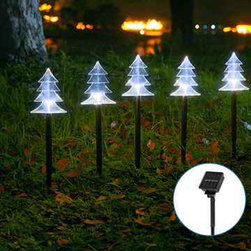 Aigostar - LED-Solar-Weihnachtsleuchte LED/0,054W/1,2V 1m IP65 kaltweiß