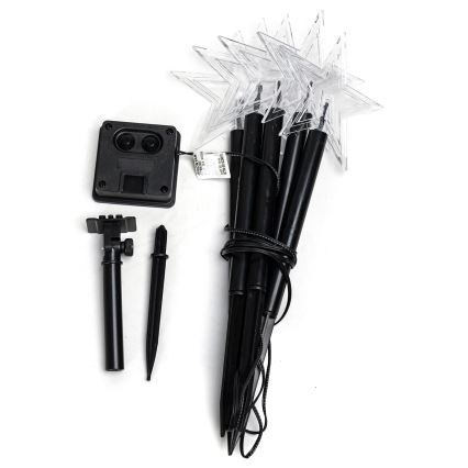 Aigostar - LED Solar-Weihnachtsleuchte LED/0,054W/1,2V 1m IP65 800 mAh kaltweiß
