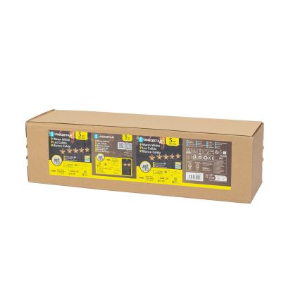 Aigostar - LED Solar-Weihnachtsleuchte LED/0,054W/1,2V 1m IP65 800 mAh warmweiß