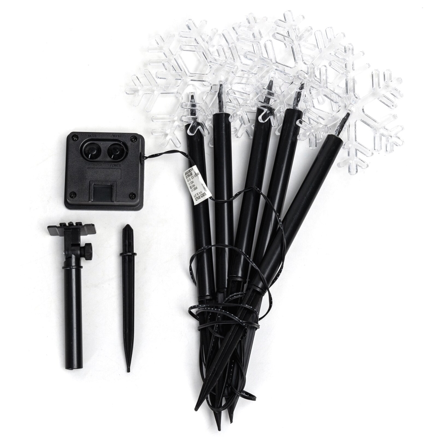 Aigostar - LED Solar-Weihnachtsleuchte LED/0,054W/1,2V 1m IP65 warmweiß