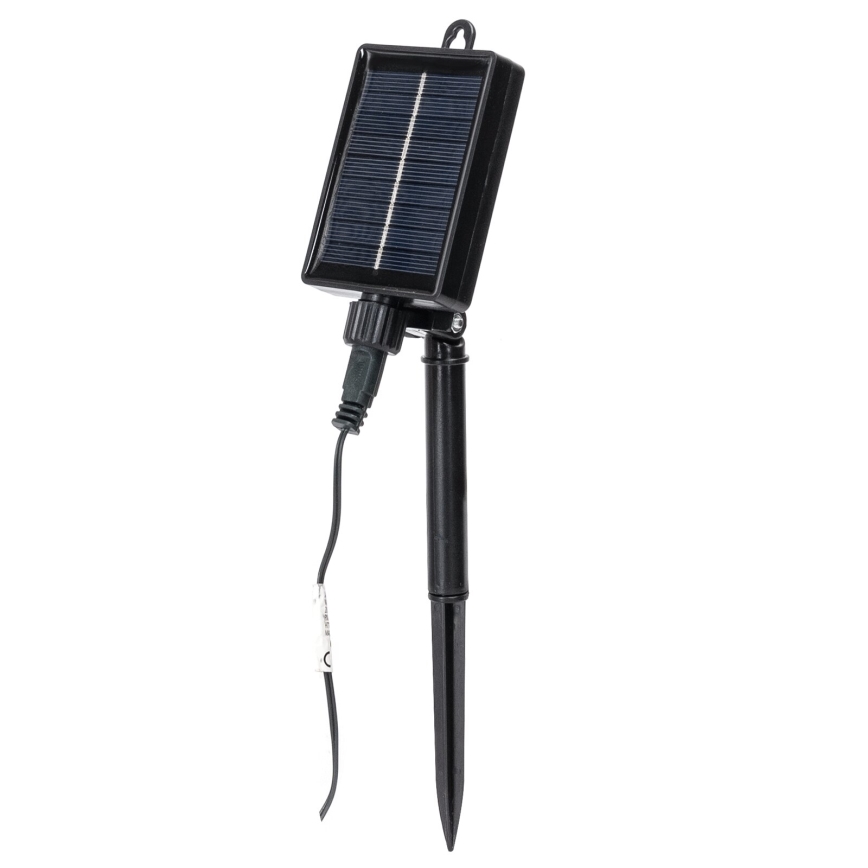 Aigostar - LED Solar Weihnachtslichterkette 10xLED/8 Funktionen 6,5m IP65 warmweiβ