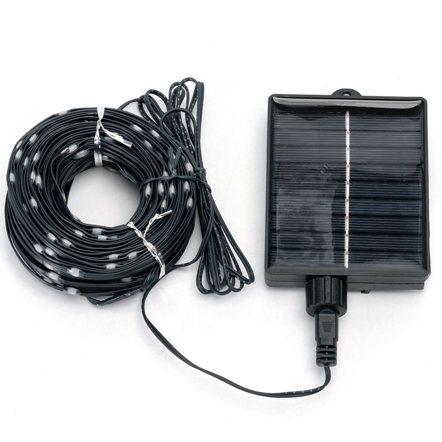 Aigostar - LED-Solar-Weihnachtslichterkette 300xLED/8 Funktionen 32 m IP65 kaltweiß 1200 mAh