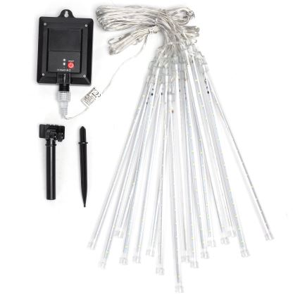 Aigostar - LED-Solar-Weihnachtslichterkette 384xLED/13m IP65 mehrfarbig