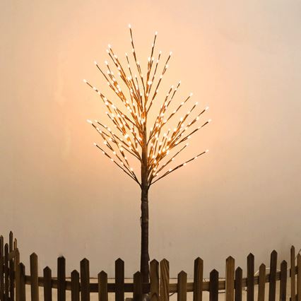 Aigostar - LED-Solardekoration 24xLED/2,6m IP65 warmweiβ Baum