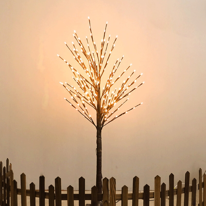 Aigostar - LED-Solardekoration 24xLED/2,6m IP65 warmweiβ Baum