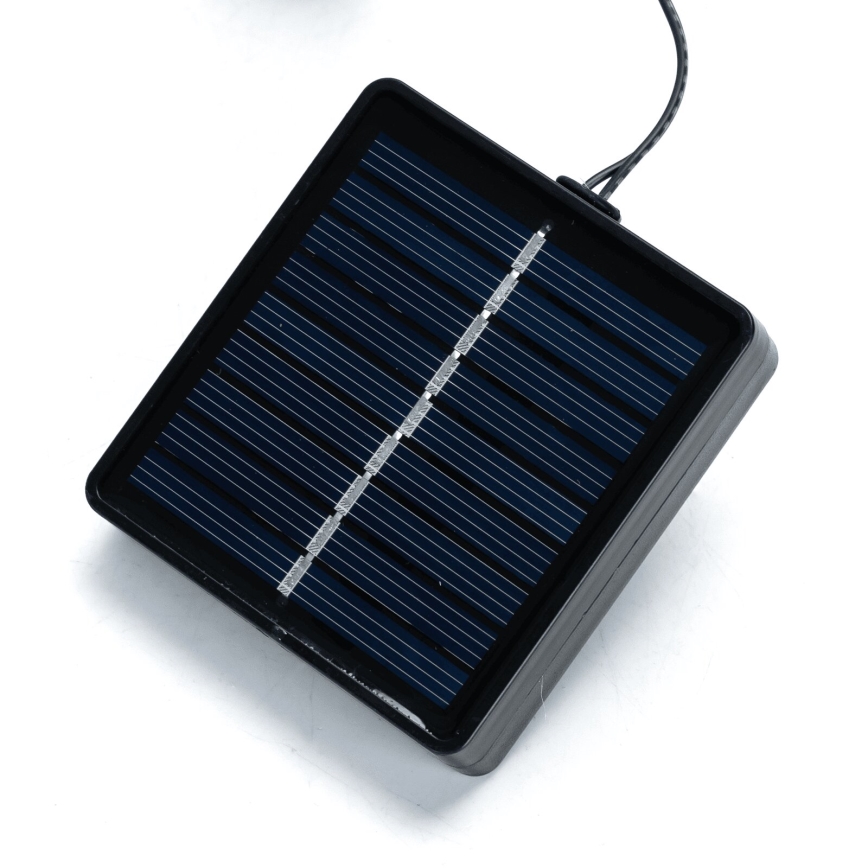 Aigostar - LED-Solardekoration 60xLED/3,5m IP65 warmweiβ Olive
