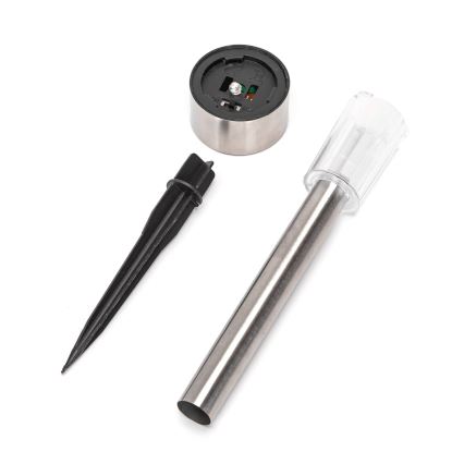 Aigostar - LED-Solarlampe LED/2V IP44 40 mAh mattchrom