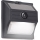 Aigostar - LED Solarlampe mit Bewegungssensor LED/3,7V 6500K 500 mAh IP65 Schwarz