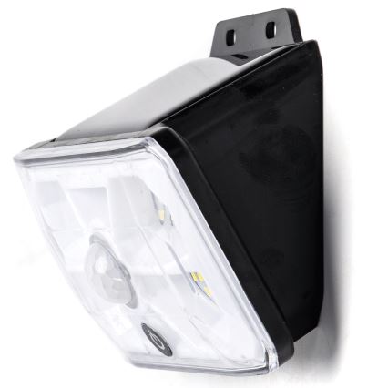 Aigostar - LED Solarlampe mit Sensor LED/3,7V 6500K 500 mAh IP65 Schwarz