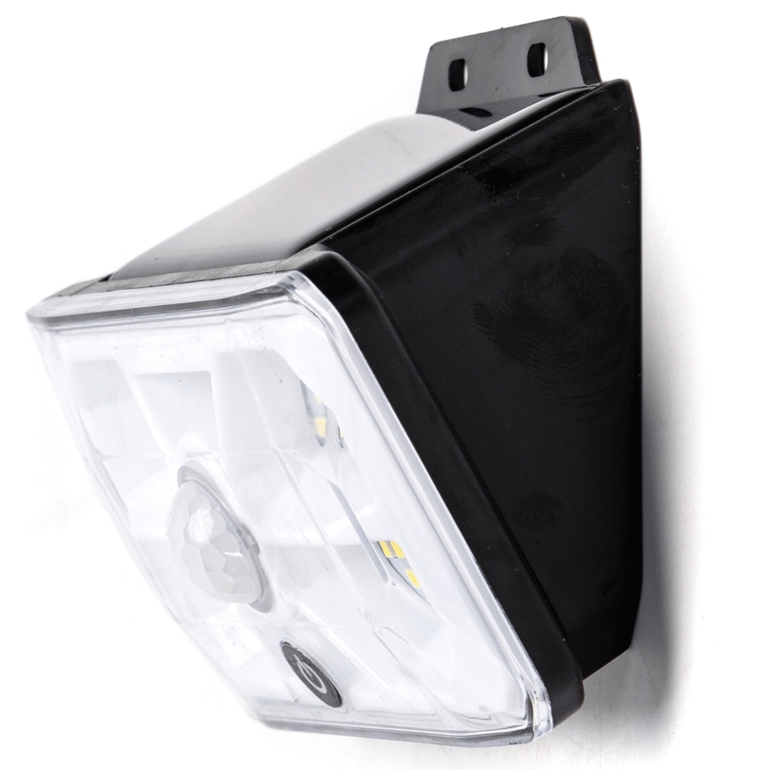 Aigostar - LED Solarlampe mit Sensor LED/3,7V 6500K 500 mAh IP65 Schwarz