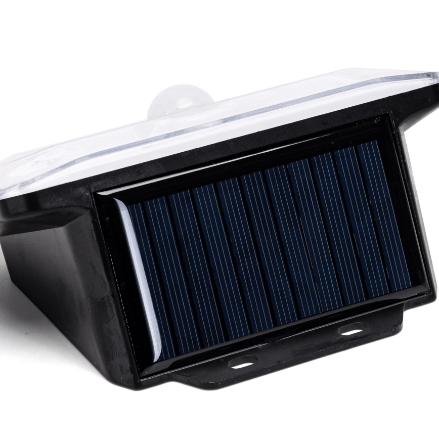 Aigostar - LED Solarlampe mit Sensor LED/3,7V 6500K 500 mAh IP65 Schwarz