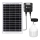 Aigostar - LED-Solarlampe mit Sensor LED/70 W/12 V 6000 mAh 6500 K IP65 Ø 12 cm + Fernbedienung