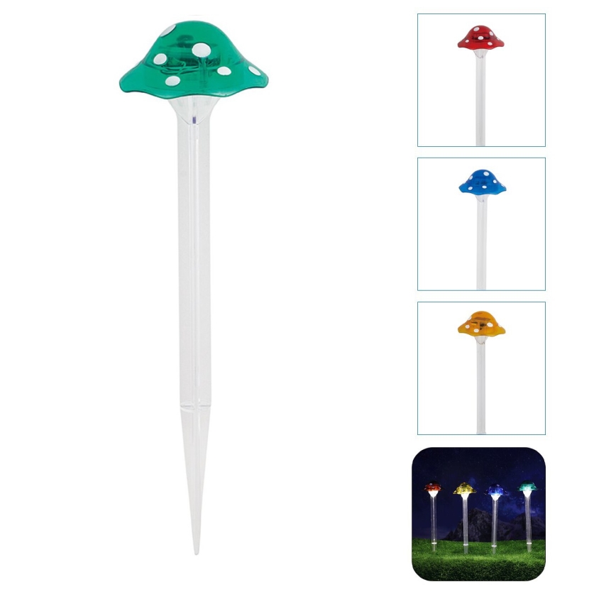 Aigostar - LED Solarleuchte LED/0,006W/1,2V 100 mAh 2700K IP44 grün