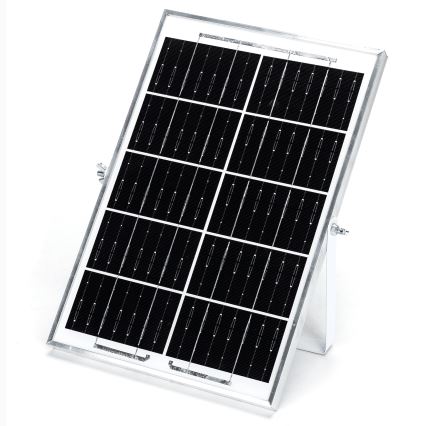 Aigostar - LED-Solarleuchte 2xLED/35W/12V 6000 mAh 6500K IP65 Ø 16,8 cm + Fernbedienung
