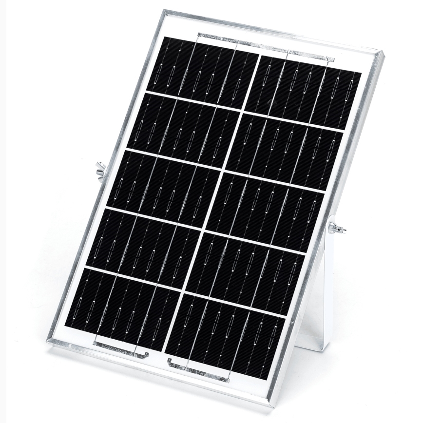Aigostar - LED-Solarleuchte 2xLED/35W/12V 6000 mAh 6500K IP65 Ø 16,8 cm + Fernbedienung