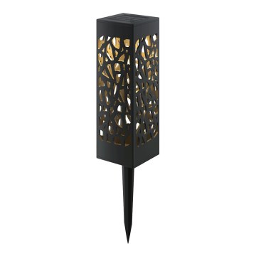 Aigostar - LED Solarleuchte LED/0,006W/1,2V 28,5 cm schwarz 2700K IP44 100 mAh
