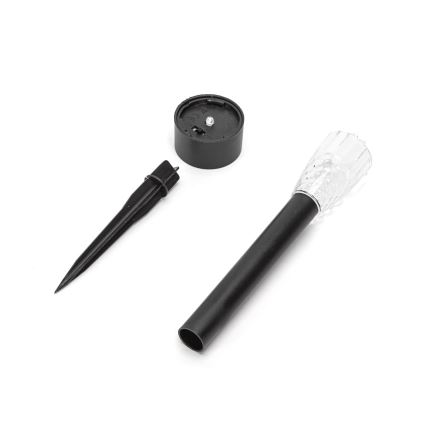 Aigostar - LED-Solarleuchte LED/0,006W/1,2V 40 mAh 29,7 cm schwarz 6500K IP44