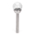 Aigostar - LED-Solarleuchte LED/0,006W/1,2V 37,8cm matt Chrom 2700K IP44