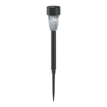 Aigostar - LED-Solarleuchte LED/0,006W/1,2V 40 mAh 29,7 cm schwarz 6500K IP44
