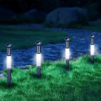 Aigostar - LED Solarleuchte LED/0,012W/1,2V 100 mAh 6500K IP44 55 cm