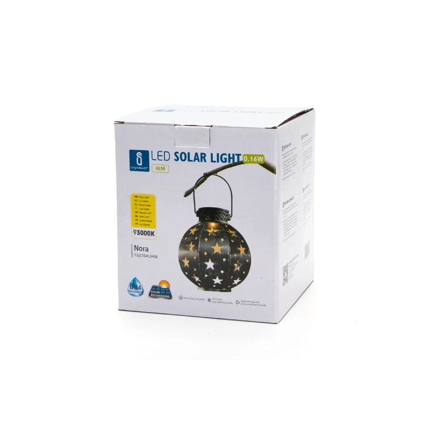 Aigostar - LED-Solarleuchte LED/0,16W/2V 3000K IP44