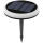 Aigostar - LED-Solarleuchte LED/0,6W/2V d 16,5 cm 3200K/4000K/6500K IP65 schwarz
