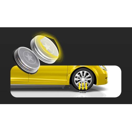Aigostar - LED-Solarleuchte LED/0,6W/5,5V 24,5 cm 500 mAh 3200K IP66 schwarz