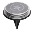Aigostar - LED-Solarleuchte LED/0,6W/5,5V 24,5 cm 500 mAh 3200K IP66 schwarz