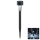 Aigostar - LED-Solarleuchte LED/2V IP44 40 mAh schwarz