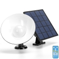 Aigostar - LED Solarleuchte mit Sensor LED/3,2V 3000K/4000K/6500K IP65 5000 mAh Fernbedienung