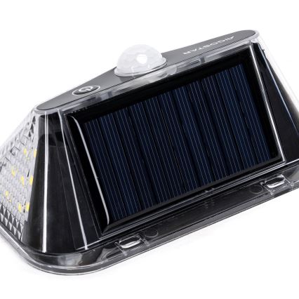 Aigostar - LED Solarleuchte mit Sensor LED/3,7V 6500K 500 mAh IP65 schwarz