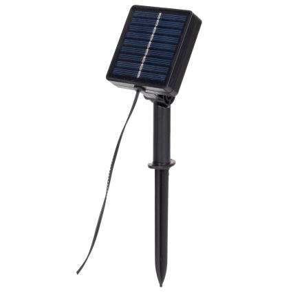 Aigostar - LED-Solarlichterkette 100xLED/12m IP65 warmweiβ Eukalyptus