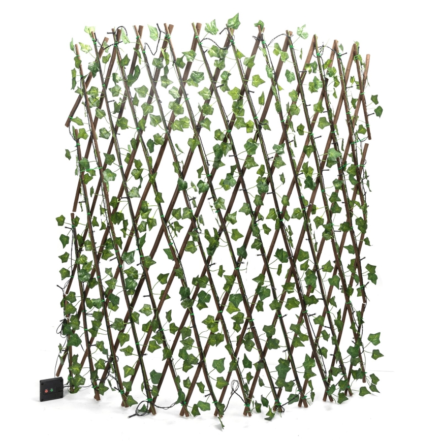 Aigostar - LED-Solarlichterkette 148xLED/2x1,2m IP65 warmweiβ Efeu