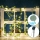 Aigostar - LED-Solarlichterkette 50xLED/7m IP65 warmweiβ Eukalyptus
