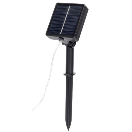 Aigostar - LED-Solarlichterkette 70xLED/4x1m IP65 warmweiβ Eukalyptus