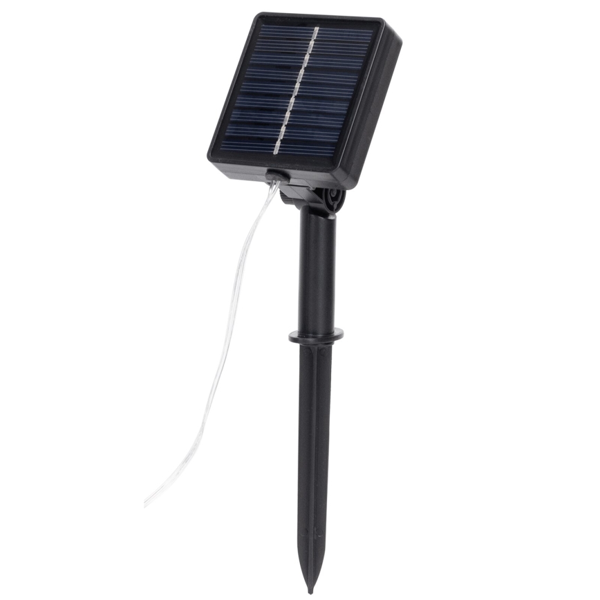 Aigostar - LED-Solarlichterkette 70xLED/4x1m IP65 warmweiβ Olive