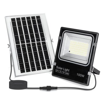 Aigostar - LED Solarstrahler LED/100W/3,2V 2000mAh 3000K/4000K/6500K IP66 + Fernbedienung