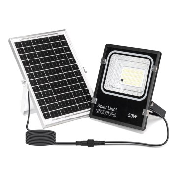 Aigostar - LED Solarstrahler LED/50W/3,2V 1200mAh 3000K/4000K/6500K IP66 + Fernbedienung