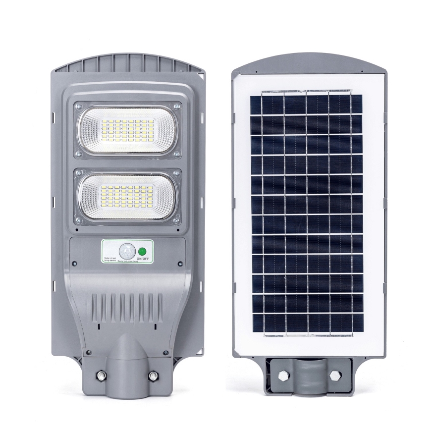 Aigostar - LED Solarstraßenlampe mit Sensor LED/100W/3,2V 10000mAh IP65 6500K + Fernbedienung
