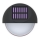 Aigostar - LED-Solarwandleuchte LED/1W/1,2V schwarz 2700K IP44